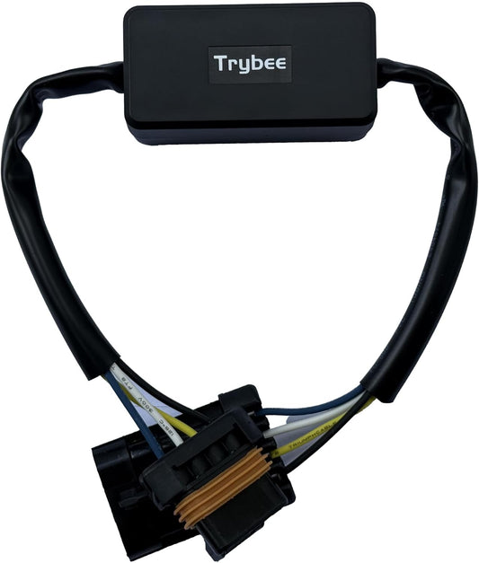 Motorcycle Low Beam Control Module Low Beam Off Function,Plug and Play,Controlled Directly Through The Factory Handlebar Switch for Harley Road Glide Street Glide Softail Sportster (2014-UP SG)