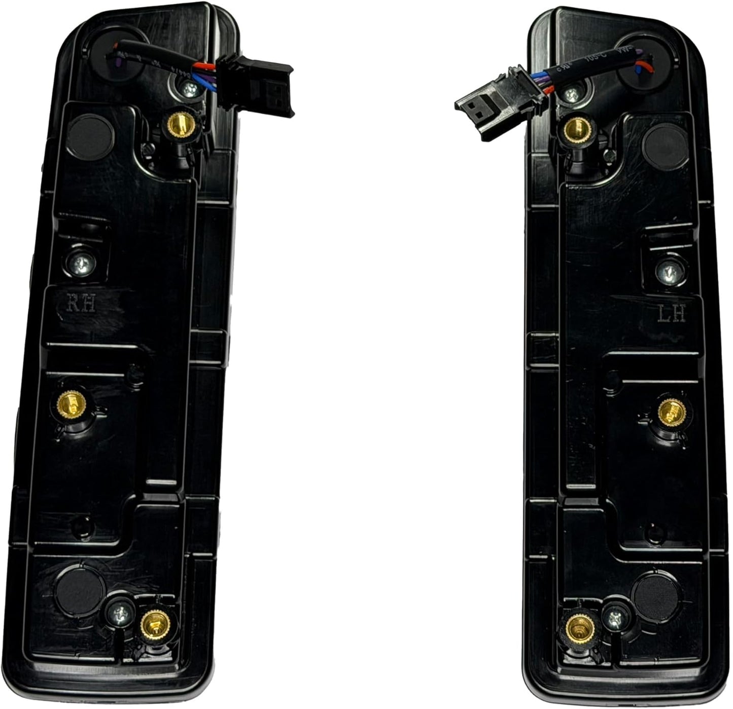 Tunnel-style LED Tail Lights Rear Lights for Harley 2023.5-up CVO Models, Run Brake Amber Turn Signal for Harley New Touring 2024-later Street Glide,Road Glide Accessories (Red Lens)