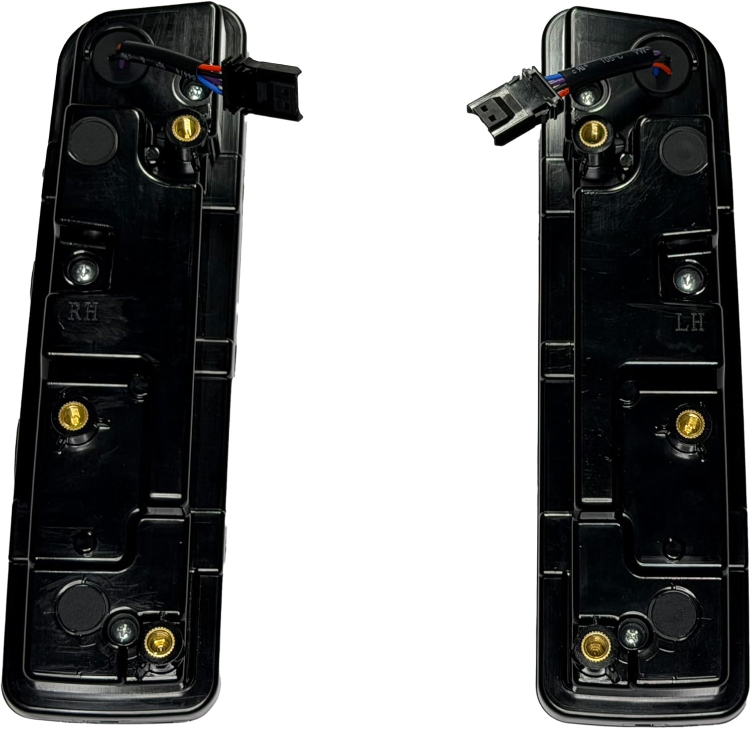 Tunnel-style LED Tail Lights Rear Lights for Harley 2023.5-up CVO Models, Run Brake Amber Turn Signal for Harley New Touring 2024-later Street Glide,Road Glide Accessories (Red Lens)