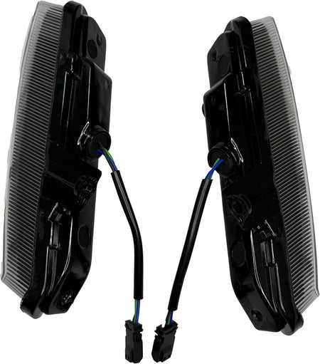 Matrix-Style LED Fog Lamps, Auxiliary Lights with DRL&Turn Signals for 23.5-later CVO Models 2024-up Road Glide Street Glide added new Fairing Lowers Accessories (DRL&TURN SIGNAL)